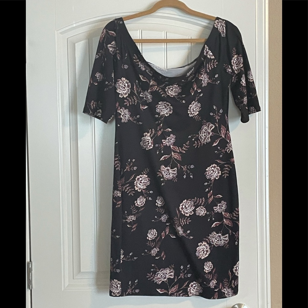 Off the shoulder floral dress